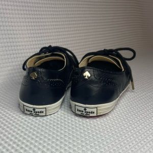 Kate Spade New York Black Oxford Wingtip Tennis Shoes